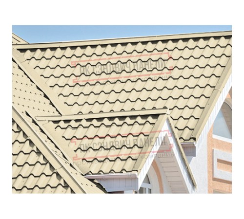 Планка конька плоского 120х120х2000 ПЭ-1015-0.45