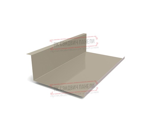 Планка примыкания нижняя 250х122х2000 ПЭ-1035-0.45