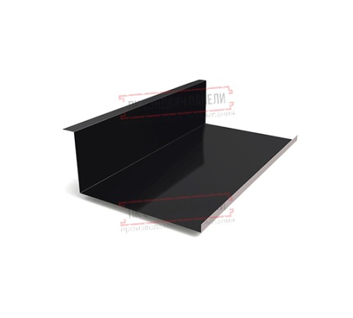 Планка примыкания нижняя 250х122х2000 PURMAN-9005-0.5