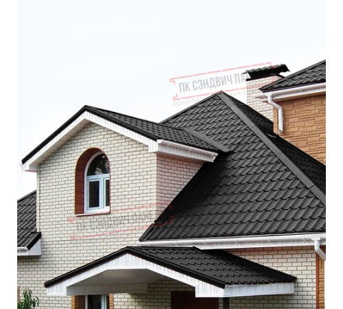 Планка примыкания нижняя 250х122х2000 PURMAN-9005-0.5