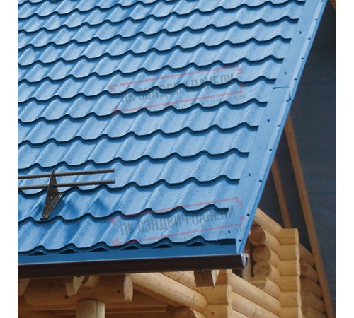 Планка торцевая 135х145х2000 ПЭ-5015-0.45