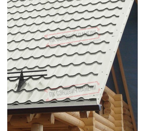 Планка торцевая 95х120х2000 ПЭ-9002-0.5