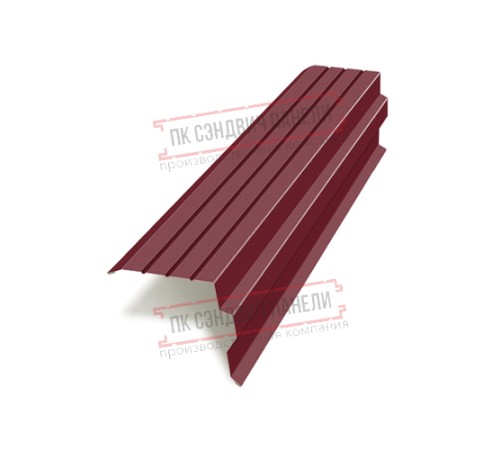 Планка торцевая 90х115х2000 ПЭ-3005-0.45