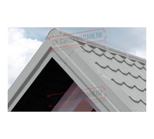 Планка торцевая 90х115х2000 ПЭ-9006-0.45