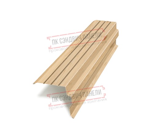 Планка торцевая 90х115х2000 ECOSTEEL_T-Сосна-0.5