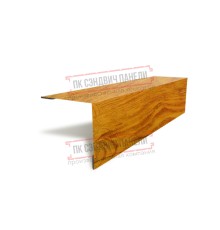 Планка угла наружного 115х115х2000 ECOSTEEL_T-ЗолотойДуб-0.5
