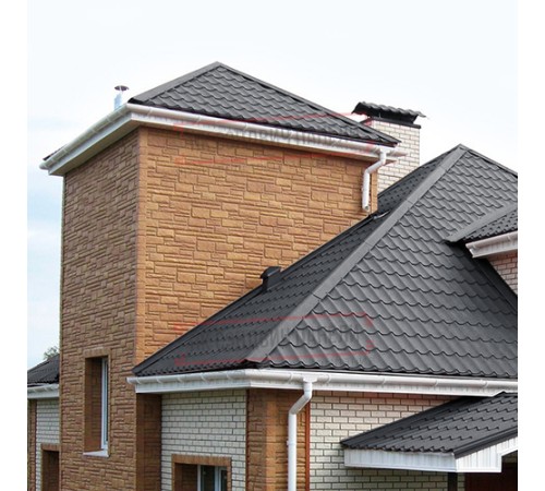 Планка угла внутреннего 115х115х2000 ПЭ-7024-0.5