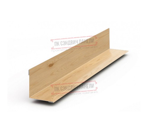 Планка угла внутреннего 115х115х2000 ECOSTEEL_MA-Сосна-0.5