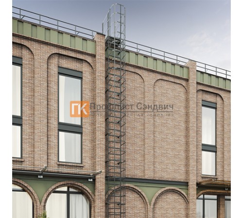 Площадка пожарной лестницы ОЦ РП-ПЛ1