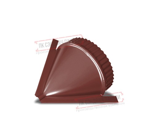 Заглушка конька круглого конусная ПЭ-3009-0.5