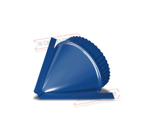 Заглушка конька круглого конусная ПЭ-5005-0.45