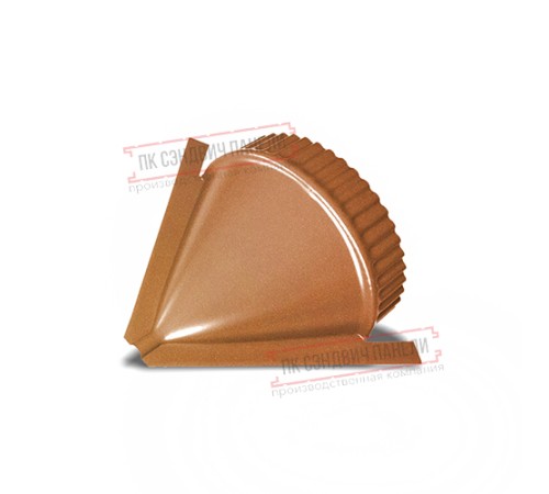 Заглушка конька круглого конусная PURMAN-Argillite-0.5