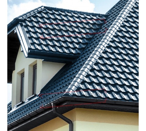 Заглушка конька круглого простая PURETAN-RR35-0.5