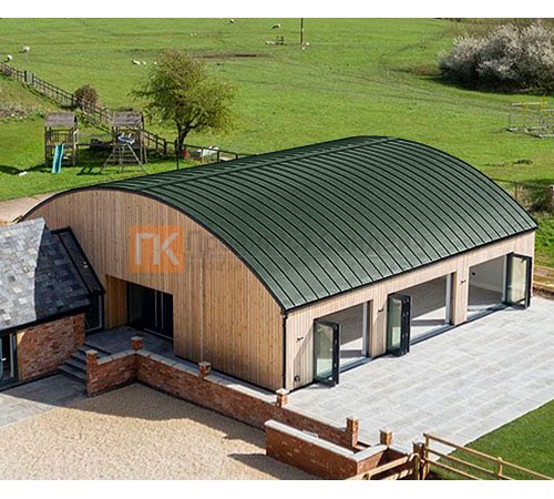 Продольно гнутый фальц гладкий 0,5 RAL 6020 Velur20