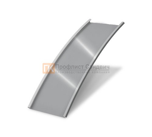 Продольно гнутый фальц гладкий 0,45 RAL 7004 Полиэстер