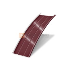 Продольно гнутый фальц профилированный 0,5 RAL 3005 Quarzit lite