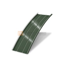 Продольно гнутый фальц профилированный 0,5 RAL 6020 Полиэстер