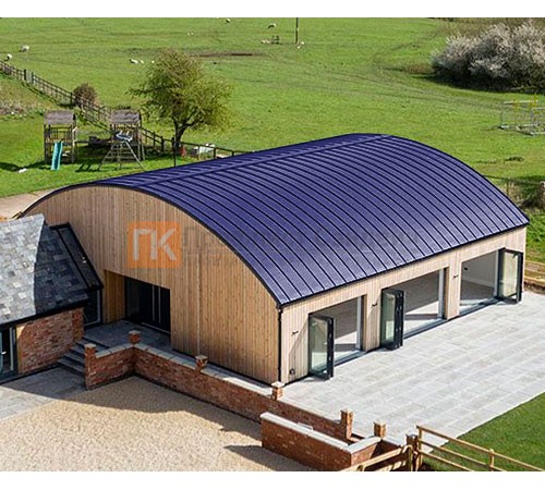 Продольно гнутый фальц гладкий 0,45 RAL 5002 Полиэстер