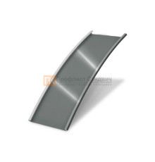 Продольно гнутый фальц гладкий 0,45 RAL 7005 Полиэстер