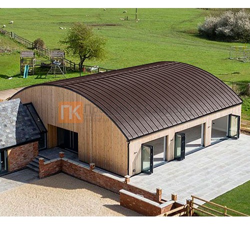 Продольно гнутый фальц гладкий 0,5 RAL 8017 Satin