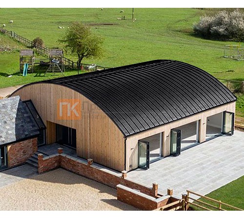 Продольно гнутый фальц гладкий 0,5 RAL 9005 Стальной бархат