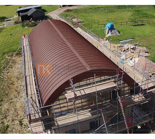 Продольно гнутый фальц профилированный 0,5 RR 29 GreenСoat Pural