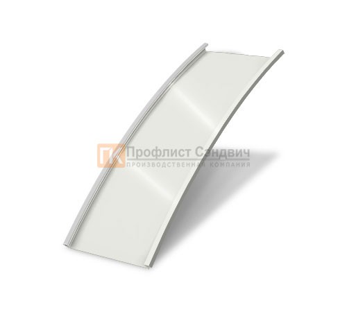 Продольно гнутый фальц гладкий 0,5 RAL 9003 Satin