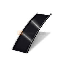 Продольно гнутый фальц гладкий 0,5 RAL 9005 Satin