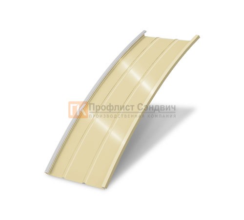 Продольно гнутый фальц профилированный 0,5 RAL 1014 Полиэстер