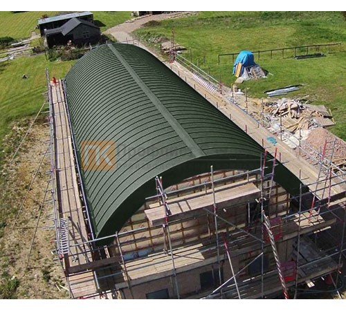 Продольно гнутый фальц профилированный 0,5 RR 11 GreenCoat Pural Matt