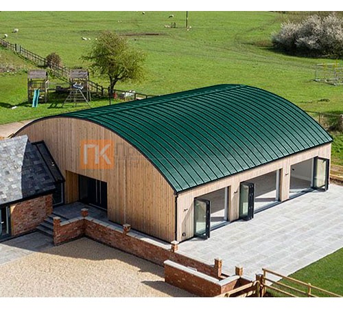 Продольно гнутый фальц гладкий 0,5 RAL 6005 Satin