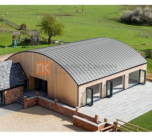 Продольно гнутый фальц гладкий 0,45 RAL 9006 Полиэстер