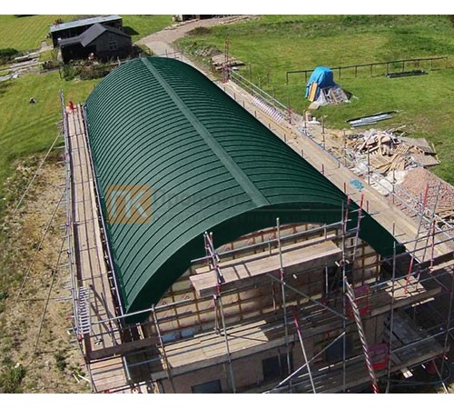 Продольно гнутый фальц профилированный 0,5 RAL 6005 Quarzit