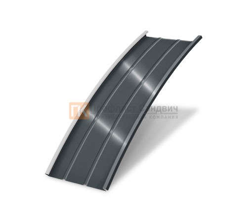Продольно гнутый фальц профилированный 0,5 RAL 7016 Quarzit Pro Matt