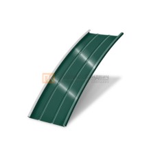 Продольно гнутый фальц профилированный 0,5 RAL 6005 Satin