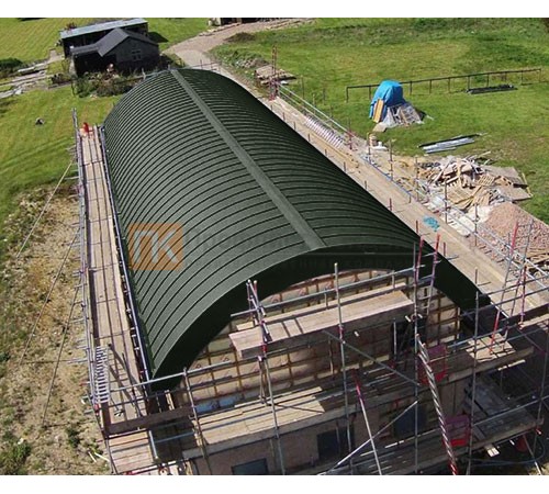 Продольно гнутый фальц профилированный 0,5 RAL 6007 Полиэстер