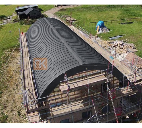 Продольно гнутый фальц профилированный 0,5 RAL 7024 Quarzit