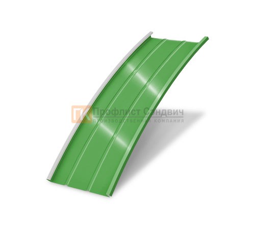 Продольно гнутый фальц профилированный 0,5 RAL 6018 Полиэстер