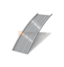 Продольно гнутый фальц профилированный 0,5 RAL 7004 Satin