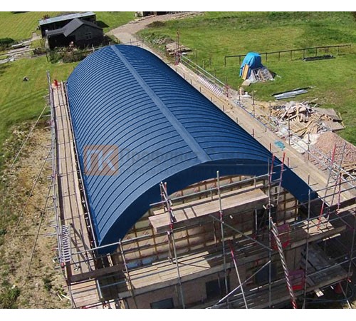 Продольно гнутый фальц профилированный 0,7 RAL 5005 Полиэстер