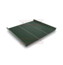 Фальц двойной стоячий Line 0,5 GreenCoat PuRALBT, matt RR11 темно-зеленый с пленкой на замках
