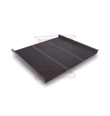 Фальц двойной стоячий Line 0,5 PurPro Matt 275 RR32 темно-коричневый с пленкой на замках