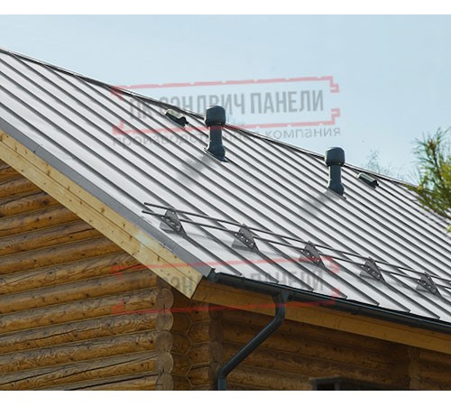 Фальц двойной стоячий Line 0,5 GreenCoat PuRALBT, matt RR21 светло-серый с пленкой на замках