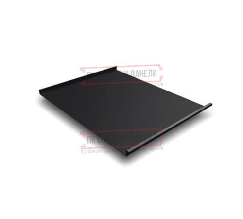 Фальц двойной стоячий 0,5 Rooftop Matte RAL9005 черный с пленкой на замках