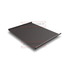 Фальц двойной стоячий 0,5 PurPro Matt 275 RR32 темно-коричневый с пленкой на замках