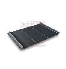 Кликфальц Line 0,5 GreenCoat PuRALBT RR23 темно-серый с пленкой на замках