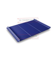 Кликфальц Line 0,45 Полиэстер RAL5002 ультрамариново-синий с пленкой на замках