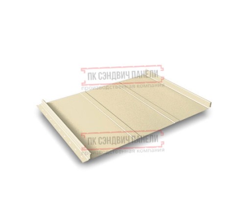 Кликфальц Line 0,5 Satin RAL1015 светлая слоновая кость с пленкой на замках