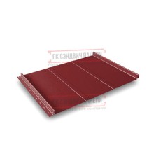 Кликфальц Line 0,45 Полиэстер RAL3011 коричнево-красный с пленкой на замках