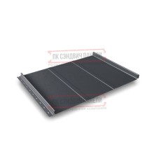 Кликфальц Line 0,45 Drap ST RAL7024 мокрый асфальт с пленкой на замках